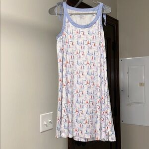 Vineyard Vines Performance Sailboat Sankaty Swing Dress Small EUC